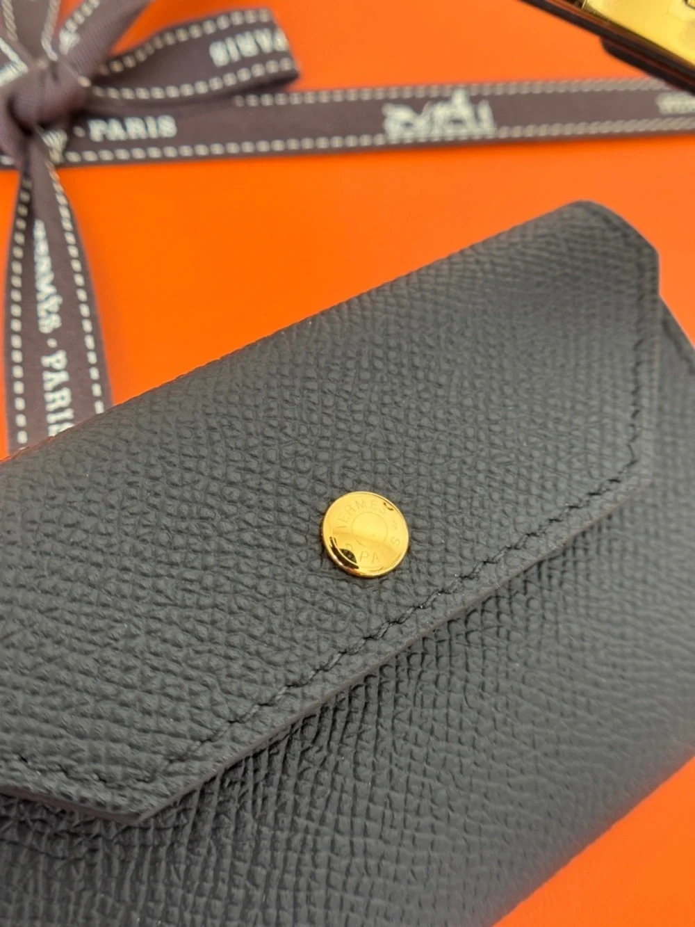 ✨NEW✨Hermes 2024 Epsom Kelly Pocket 18 Belt - Noir / GHW - Picture 6 of 16